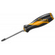 Отвертка крестовая "GRIPro", Phillips №2, 100 мм, силовая TOLSEN TT20124
