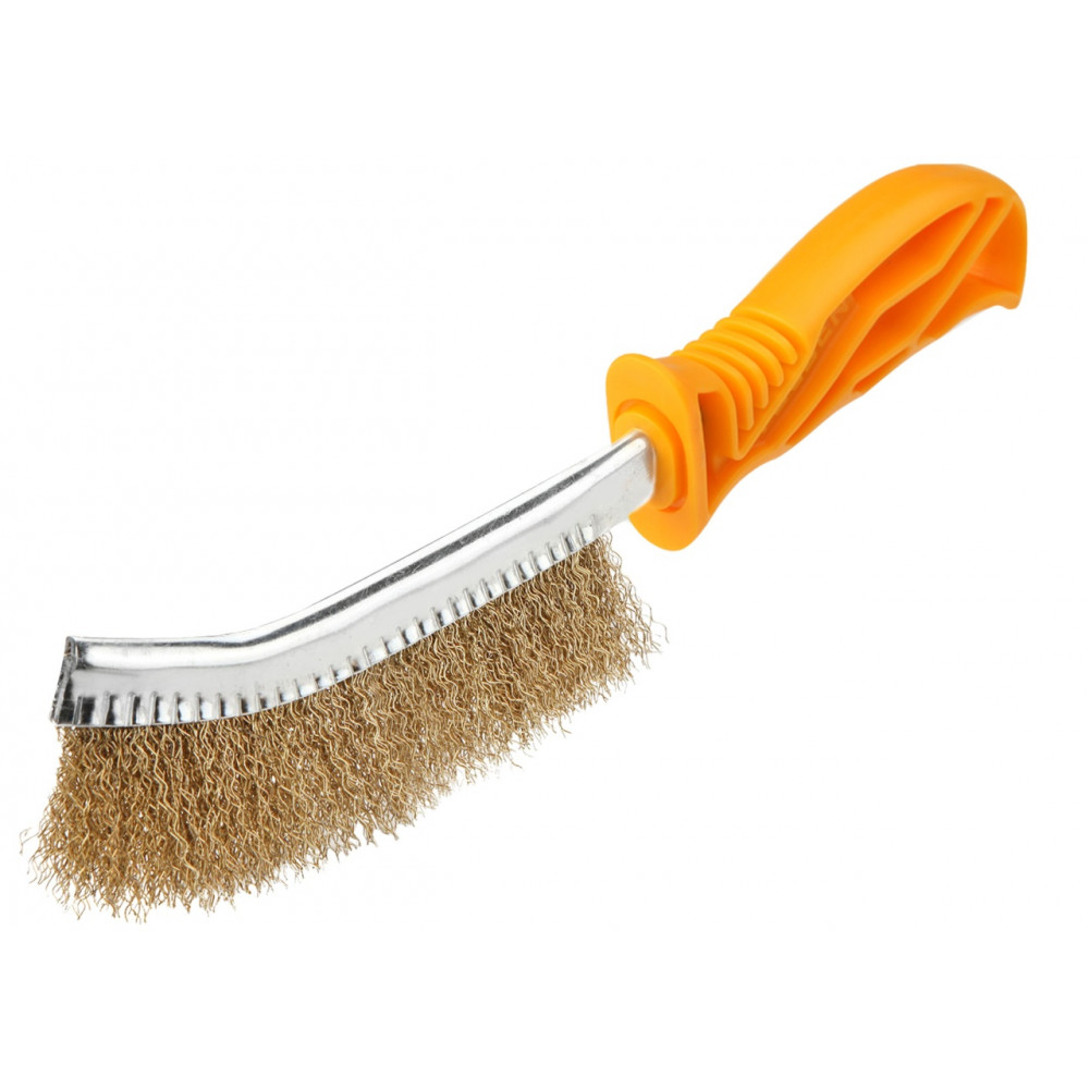 Щетка металлическая, пластмассовая ручка TOLSEN TT32060s