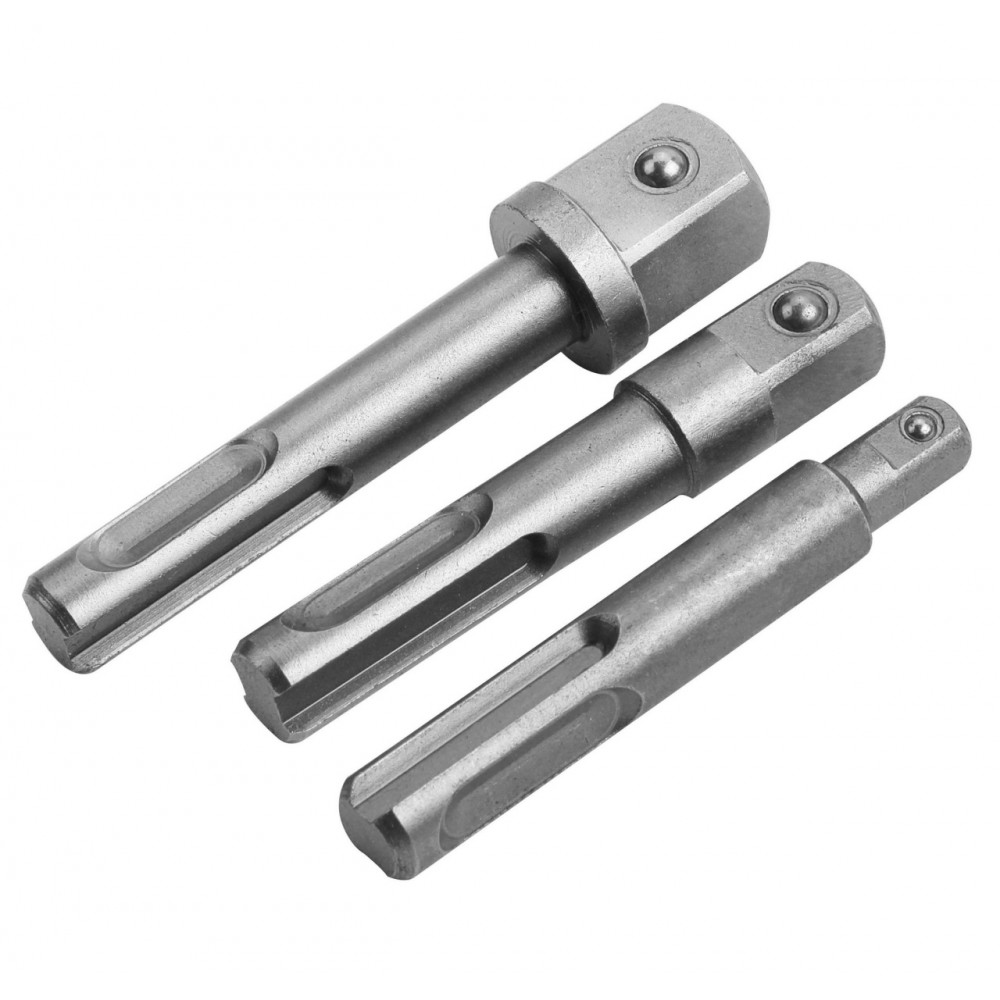 Набор переходников SDS+>1/4", 3/8", 1/2", 3 предмета TOLSEN TT77865